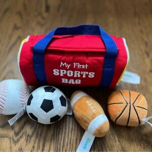 Gund My First Sports Bag with 4 Sensory Balls
